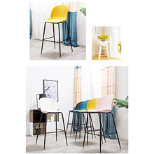 LF- Sgabello da Bar Sgabello Alto Sgabello Colazione Sgabello caffè Sgabello Nero Multicolore semplicità (Color : White)