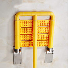 MGMDIAN Bagno Pieghevole Sedile Doccia Bagno Sgabello Parete Bagno allargamento Accessori da Bagno (Color : Yellow)