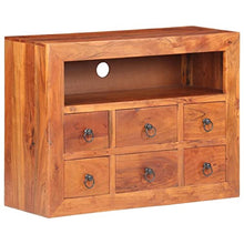 vidaXL Credenza 80x30x60 cm in Legno Massello di Acacia