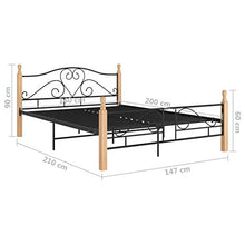 FAMIROSA Giroletto Nero in Metallo 140x200 cm-4942