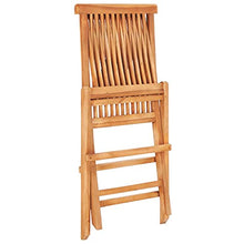 vidaXL Set da Bistrot 3 pz con Cuscini Crema in Legno Massello di Teak