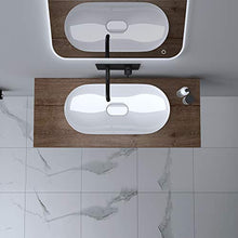 Mai & Mai Mensola Portalavabo 50cmx80cm, Mensola per Lavabi d'Appoggio Mensolone Sospeso per Lavabo