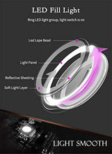 LOVEHOUGE Specchio per Trucco Illuminato A LED Flessibile A Collo di Cigno,Specchio Cosmetico Ingranditore 10X con Ventosa,Girevole A 360 Gradi,A Batteria