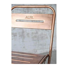 MATHI DESIGN Sedia Pieghevole in Acciaio, Stile Vintage