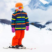 Congci Guanti Caldi, Guanti da Sci per Bambini ， 1 Paio di Guanti per Bambini per Bambini Invernali, Ragazzi, Ragazze, Guanti da Sci Antivento Impermeabili per Esterni