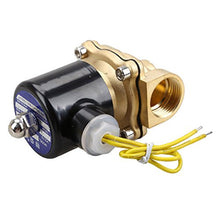 SaySure - AC110V 3/4 inch Brass Electric Solenoid Valve Water Air Fuels