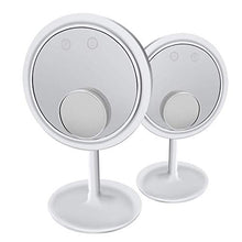 Specchio per Il Trucco PortatileSpecchio A LED per Trucco Specchi con Luce A LED Vanity 5X con Luce A LED Forma E Design Moderni