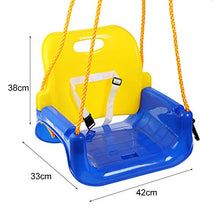 Seika 3-in-1 - Altalena da appendere, per bambini e bambini, staccabile, per parco giochi