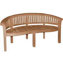 Panca da parcheggio XXL Avello, in legno massiccio di teak