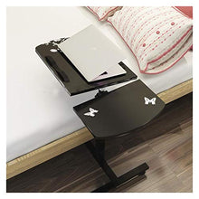 Semplice Tabella del Computer Pigro Letto con Semplice Pieghevole Terra Moving Comodino Scrivania Portatile FF (Color : White, Size : 60 * 40cm)