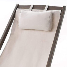 Iyom Christopher Knight Home Nikki Sedie da Esterno in Legno e Tela, Set da 2 Pezzi, Beige
