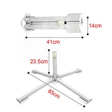 YYWJ - Supporto per ombrellone da spiaggia, pieghevole, da giardino, per parchi, pesca, barbecue, parasole