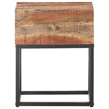 vidaXL Comodino 40x30x50 cm in Legno di Acacia Grezzo