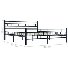 SKM Giroletto Nero in Acciaio 180x200 cm (24.23kg)