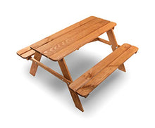 ADGO - Set con tavolo e panche da giardino per bambini, 90 x 90 x 49 cm