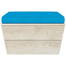 FAMIROSA Set Divani da Giardino su Pallet 3 pz con Cuscini Legno Abete-3424