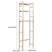 AYNEFY - Armadietto da bagno a 3 animali, struttura in legno