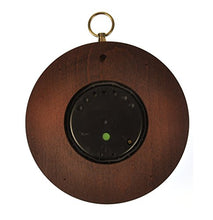 Welsh Language 170mm Barometer Gold/Mahogany Finish Round - WL 1024