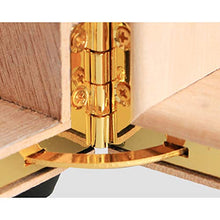 LSX Scatola di sigari Cigar Box, Cigar Humidor Legno di Cedro Cigar Box Tre Strati di Nero può Contenere 50 OYO (Size : 22x24x24cm)