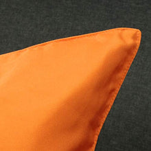 Confezione da 4 federe decorative impermeabili per esterni, 45 x 45 cm, per balcone, patio, divano (arancione, 4 confezioni da 45 x 45 cm)