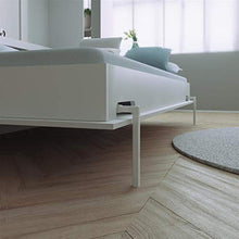 SMARTBett Letto a Scomparsa Basic Letto Ribaltabile Letto a Muro (140x200 Orizzontale, Bianco)