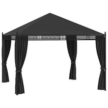 vidaXL Gazebo con Tende 3,5x3,5x3,1 m Antracite