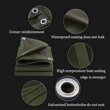 MTYLX, telo di tela cerata trasparente, resistente, impermeabile, spessore 0,8 mm, con occhielli, 650 g/m², 16 misure per camme all'aperto