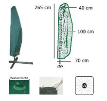 Kronenburg Copertura Per Ombrellone, Colore: Verde