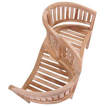 FAMIROSA Panchina da Giardino 120 cm in Massello di Teak-4581