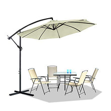 LZQ - Ombrellone da giardino in alluminio, 300 cm, con protezione UV 40+, per giardino, terrazza, balcone