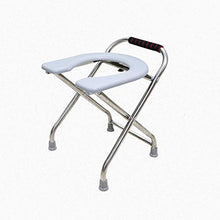 YHNMK Comodino Pieghevole Sedile WC Portatile Sedia vasino Portatile Comoda Sedia da Toilette per Anziani