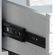 RCLD Comodini Toilette Camera da Letto Armadio di stoccaggio Soggiorno Divano Laterale Pompa retrò Legno + Rovere (Color : White, Size : 50 * 40 * 55cm)