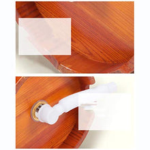 YLL Canna per pediluvio Piedi Vasca, Legno Solido Pediluvio Barrel Termostato di Casa Ad Alta profondità Barrel Piede di Lavaggio Barrel Altezza 55 Cm