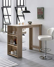 WOHNLING WL5.733 - Tavolo da barba, in truciolato, 120 x 107,5 x 60 cm