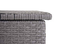 Mendler Baule Contenitore da Esterno HWC-D88 polyrattan ~ Basic 250l Grigio