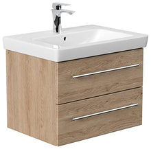 Mobile bagno con lavabo Villeroy & Boch Subway 2.0 65cm rovere chiaro