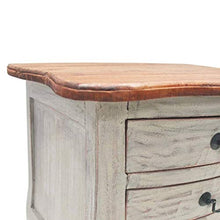 vidaXL Comodino in Legno Massello di Recupero 48x35x64cm Cassettiera Mobiletto