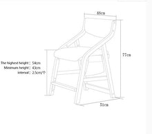 ZHJING Seggiola da Bar Divano Sedia Sedia Studio Dining Chair Scuola Sedia Appartamento Semplice Sedia di Computer Desk Creativa