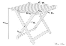 Sedia a Sdraio a Righe Bianco-Rosse con braccioli, tavolino e Cuscino Scuro 10-314TKD