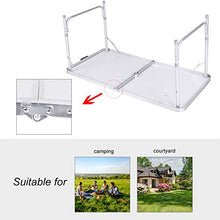 FAMKIT 4Ft Tavolo Pieghevole Cavalletto Camping Partito Picnic BARBECUE Stallo Graden Coperta