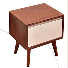 Comodini Comodino unità armadi Comodino Bagagli con 1 cassetti Laterali End Table Tavolino (Color : Walnut Color, Size : One Size)