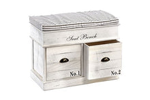 HoitoDeals - Sgabello con 2 cassetti, per casa e ufficio