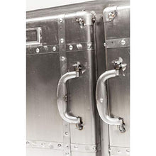 Kare Design - Comodino, Argento, 60 x 37.5 x 81 cm