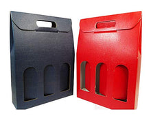 Zelda Bomboniere Scatola 3 Bottiglie 39x27x9 Rossa