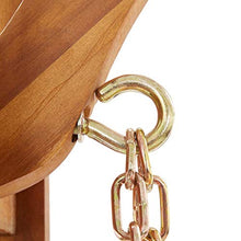 SKM Panchina a Dondolo da Giardino con Baldacchino in Legno Acacia