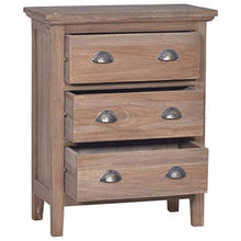 vidaXL - Sideboard mit 3 Schubladen 60x30x75 cm Teak Massivholz