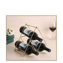 Buy and buy at Brandon Creative Home Decoration Ornaments Wrought Iron Wine Rack Pyramid Wine Rack Wine Display Rack RemovableGoldLarge