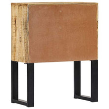 FAMIROSA Credenza 60x30x76 cm in Legno Massello di Mango