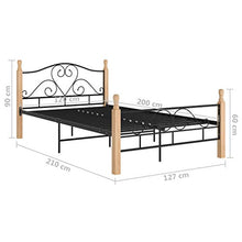 FAMIROSA Giroletto Nero in Metallo 120x200 cm-4941