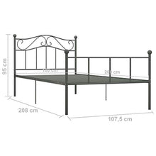 SKM Giroletto Grigio in Metallo 100x200 cm (13.1kg)